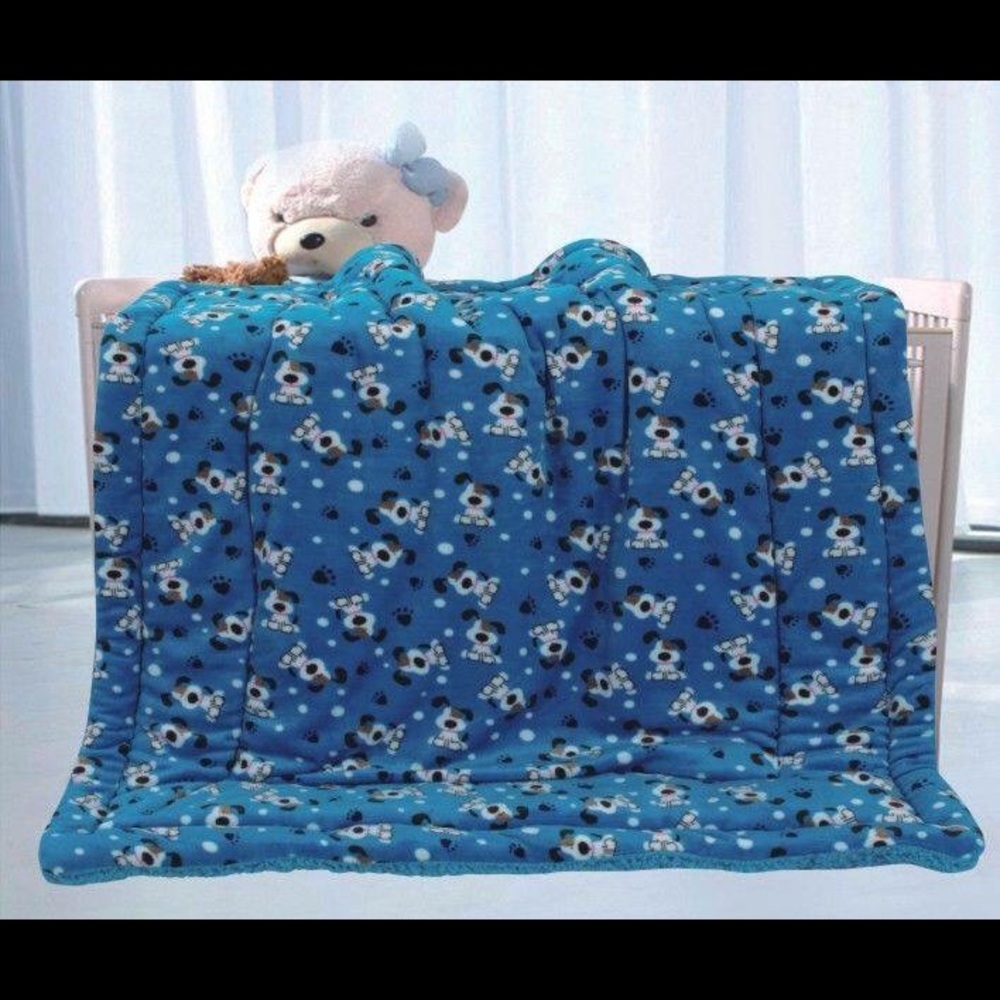 Sherpa baby blanket